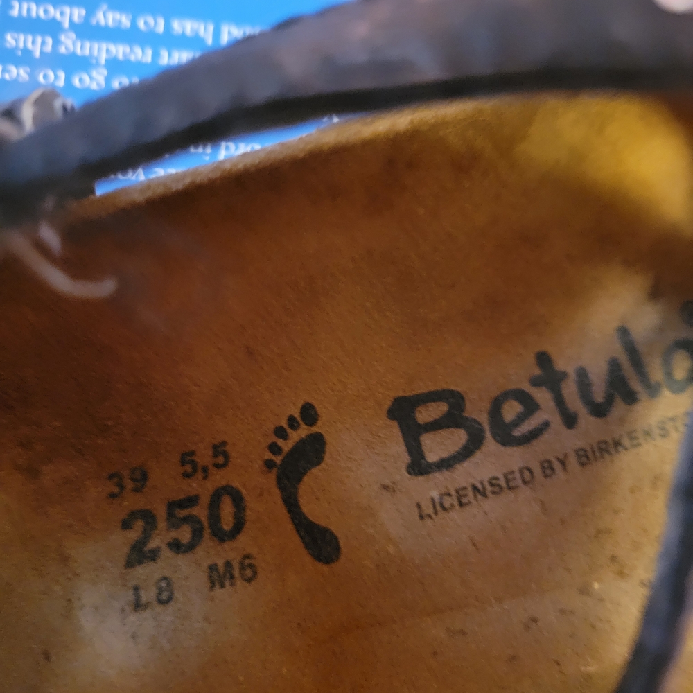 Birkenstock "Betula"Black Strappy Sandals - Picture 6 of 6